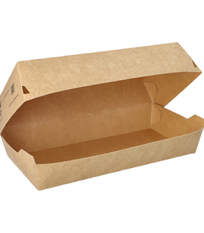 Product foto van Karton Baguettebox bruin 65 NOTPLA