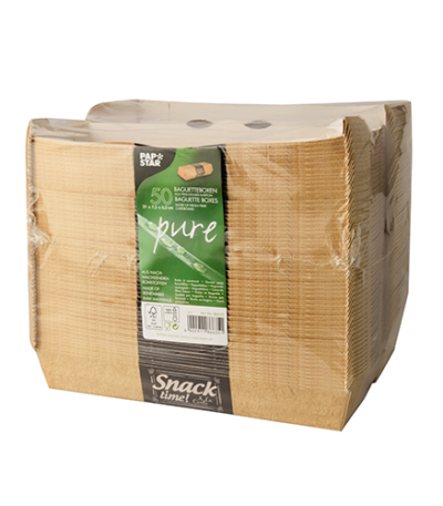 Product foto van Karton Baguetteboxen Good Food 50 stuks