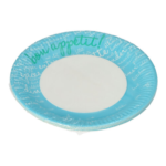 Product foto van Karton Borden blauw 23 cm set van 10 Table Pleasures