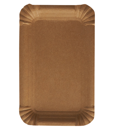 Product foto van Karton Borden bruin hoekig 10x16 cm set van 250