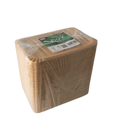 Product foto van Karton Borden bruin hoekig 13x20 cm set van 250