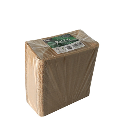 Product foto van Karton Borden hoekig bruin set van 250