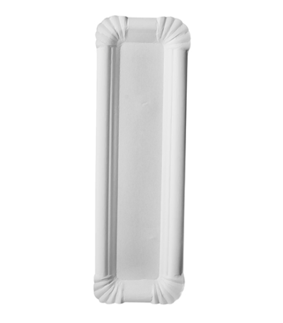 Product foto van Karton Borden hoekig wit set van 250