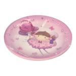 Product foto van Karton Borden rond 23cm set van 10 Little Dancer