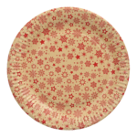 Product foto van Karton Borden rond 23cm set van 10 SnÃ¸flinga