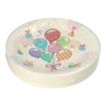 Product foto van Karton Borden rond 23cm set van 50 Fete