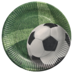Product foto van Karton Borden rond Football 10 stuks