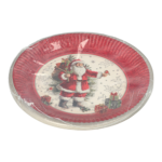 Product foto van Karton Borden rond HoHoHo set van 10