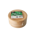 Product foto van Karton Borden rond bruin set van 100