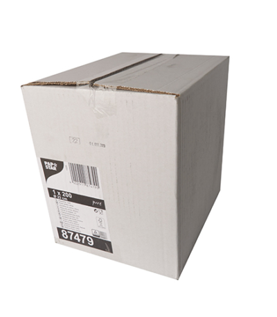 Product foto van Karton Borden rond wit set van 200 23cm