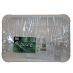 Product foto van Karton Borden wit hoekig 18x26 cm set van 250