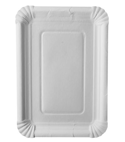 Product foto van Karton Borden wit hoekig 18x26 cm set van 250