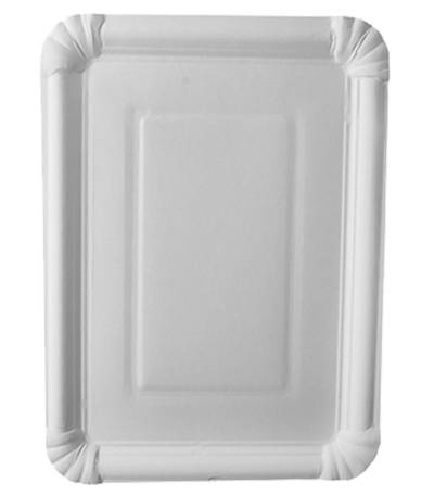 Product foto van Karton Borden wit hoekig 21