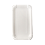 Product foto van Karton Borden wit hoekig set van 12 13x20cm