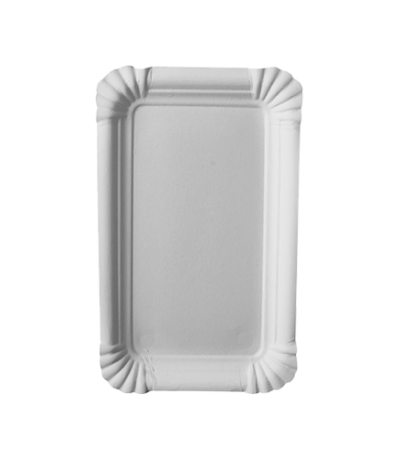 Product foto van Karton Borden wit hoekig set van 250 10x16cm