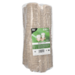 Product foto van Karton Draagtray natuur voor 2 bekers 220 stuks To Go