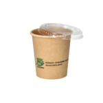 Product foto van Karton Portiebekers bruin set van 50 120ml