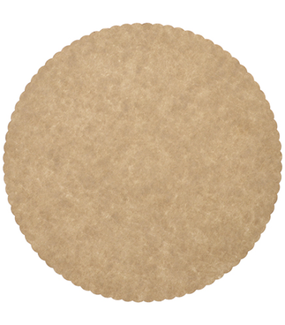 Product foto van Karton Taartranden rond bruin set van 100