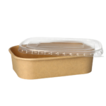 Product foto van Karton Verpakkingsbekers bruin set van 25 500ml