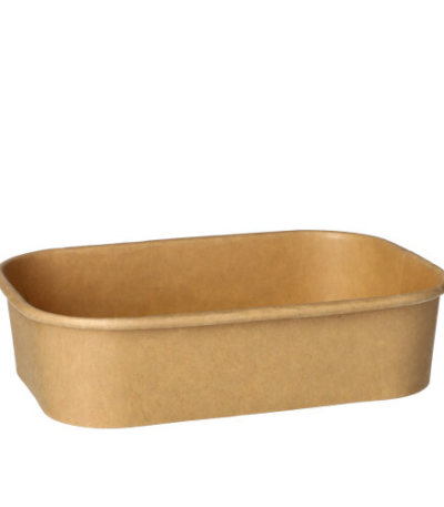 Product foto van Karton Verpakkingsbekers bruin set van 25 500ml