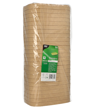 Product foto van Karton deksels bruin set van 25