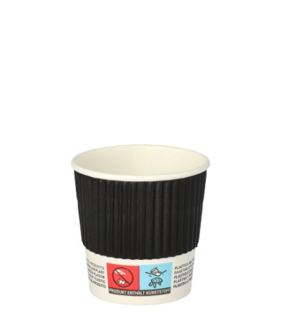 Product foto van Karton drinkbekers To Go creme 100ml