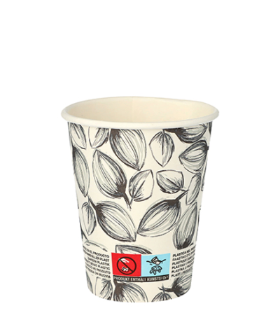 Product foto van Karton drinkbekers To Go wit set van 40 200ml