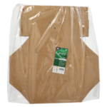 Product foto van Karton hamburgerboxen bruin vouwbaar groot set van 20