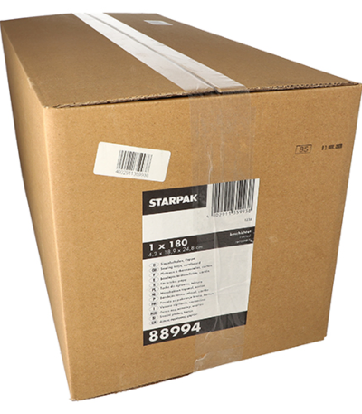 Product foto van Karton menubakjes topseal wit set van 180