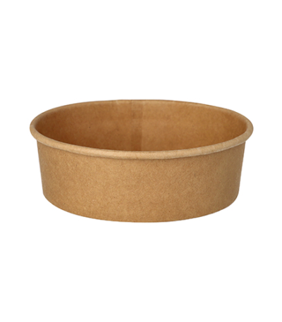 Product foto van Karton saladeschalen bruin set van 50 500ml