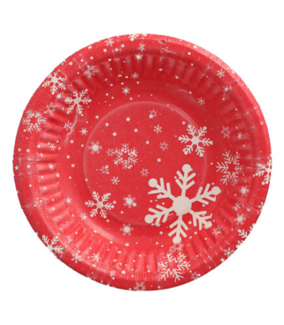 Product foto van Karton schalen rond Winter Time set van 50 200ml