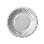 Product foto van Karton schalen wit rond 19cm set van 12