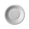 Product foto van Karton schalen wit rond 19cm set van 12