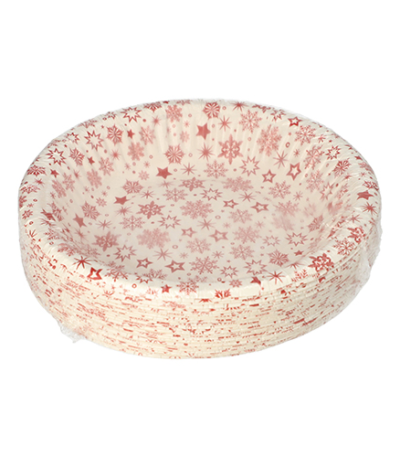 Product foto van Karton schalen wit rond set van 30 19cm Snaflinga