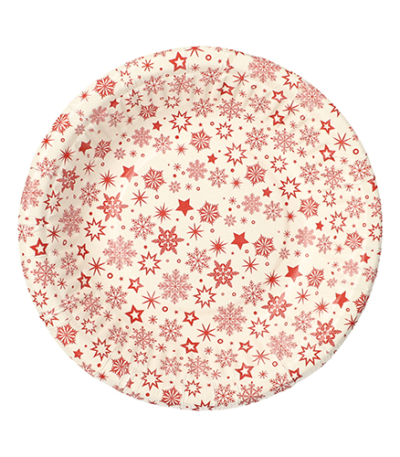 Product foto van Karton schalen wit rond set van 30 19cm Snaflinga