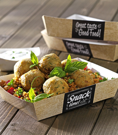 Product foto van Karton snackbakjes Good Food set van 50