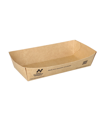 Product foto van Karton snackbakjes bruin set van 90 3