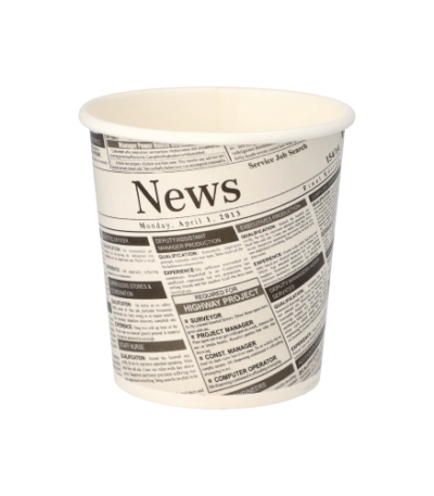 Product foto van Karton snackbekers To Go naturel 470ml set van 50