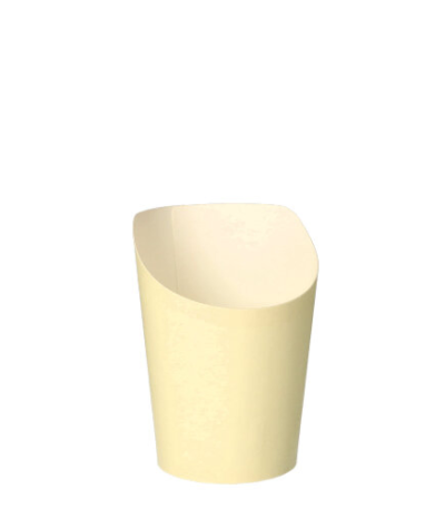 Product foto van Karton snackbekers beige To Go set van 75 160ml