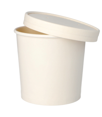 Product foto van Karton soepkommen To Go wit set van 50 770ml