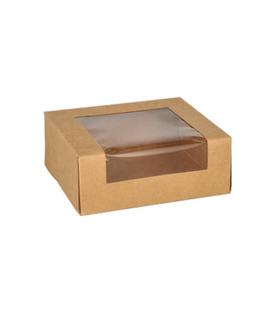 Product foto van Karton Sushi schalen bruin set van 25