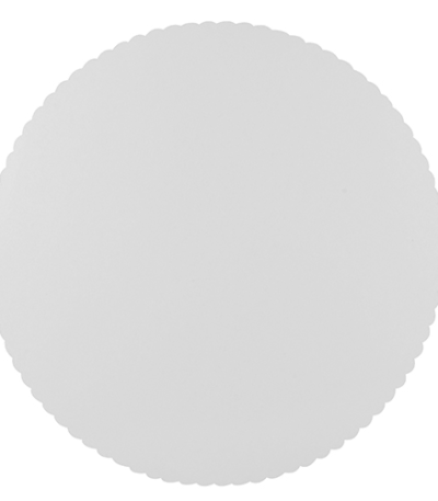 Product foto van Karton taartranden wit kartel rand 30cm set van 10