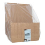 Product foto van Kartonnen lunchboxen 5-vaks bruin set van 25