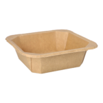 Product foto van Kartonnen lunchboxen bruin 1000ml set van 25