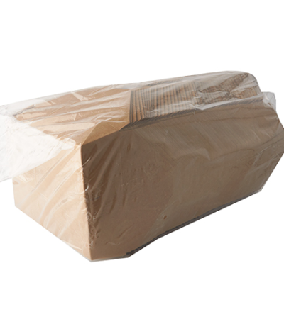 Product foto van Kartonnen lunchboxen bruin 1500ml set van 50