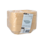 Product foto van Kartonnen lunchboxen bruin set van 25 500ml