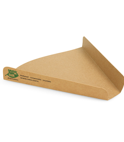 Product foto van Kartonnen pizzadoosjes bruin extra large set van 80 100% Fair