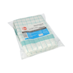 Product foto van Katoenen theedoeken wit/blauw set van 10 Baumwolle