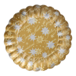 Product foto van Keramieken bordjes assorti kerst designs set van 2