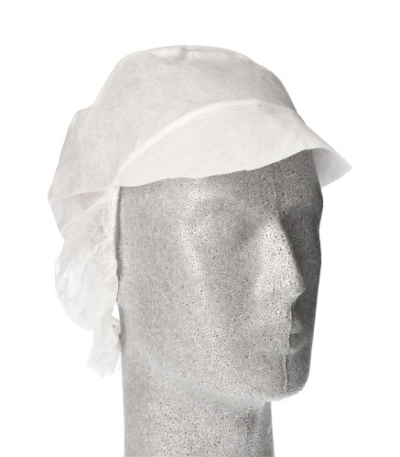 Product foto van Keukenmutsen nonwoven wit set van 50 WORK-INN/PS